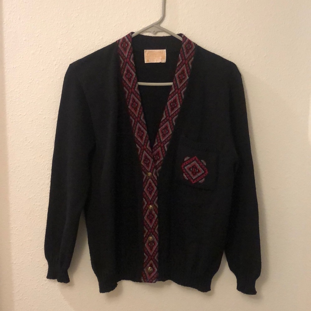 Pendleton woolen Mills 100% virgin wool vintage cardigan